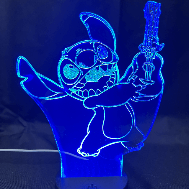 Lampe Stitch guitare